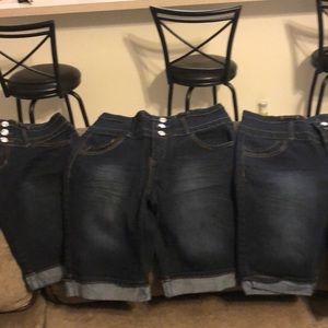 Women Jean Bermuda Shorts